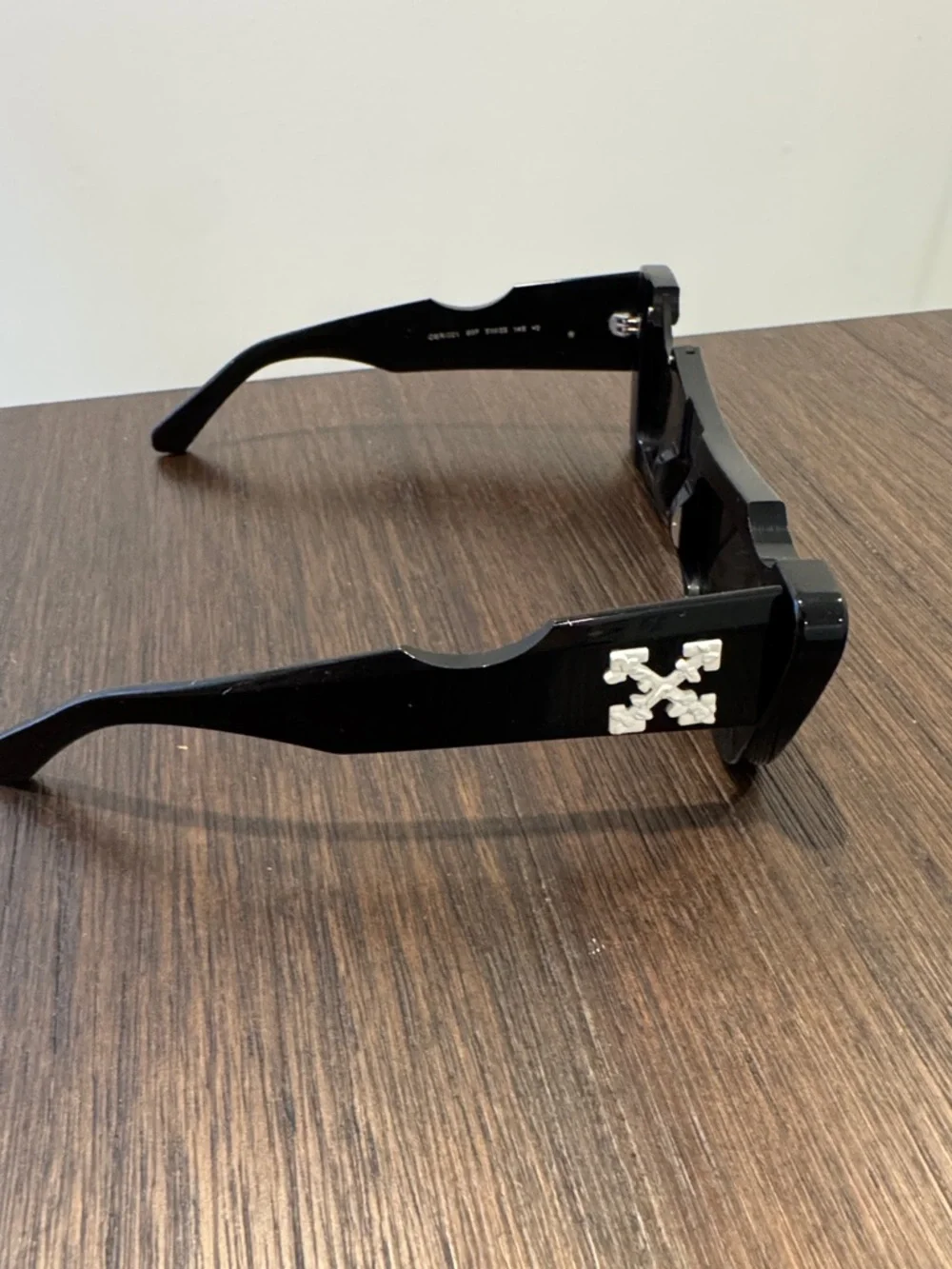 Off-White Black Cady Cutout Sunglasses